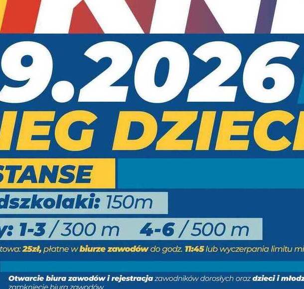 Zdjęcie do Kolej na bieg - bieg dla dzieci