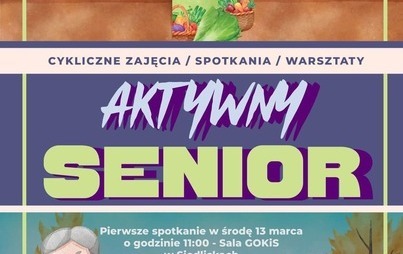 Zdjęcie do Nowy projekt dla naszych senior&oacute;w! 