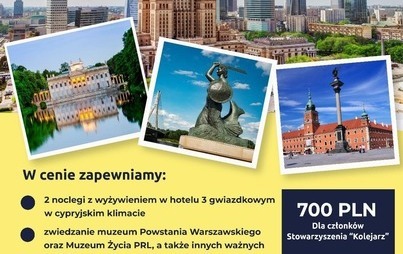 Zdjęcie do Wycieczka do Warszawy