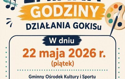 Zdjęcie do Zmiana godzin pracy GOKiS-u