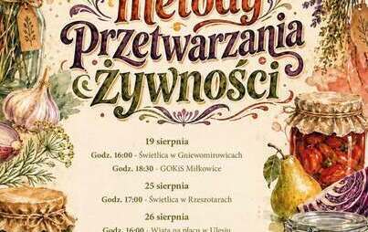 Zdjęcie do Warsztaty z Martą Dul - Dawne metody przetwarzania żywności