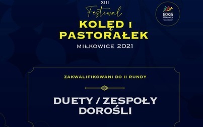 Zdjęcie do Wyniki I etapu XIII Festiwalu Kolęd i Pastorałek